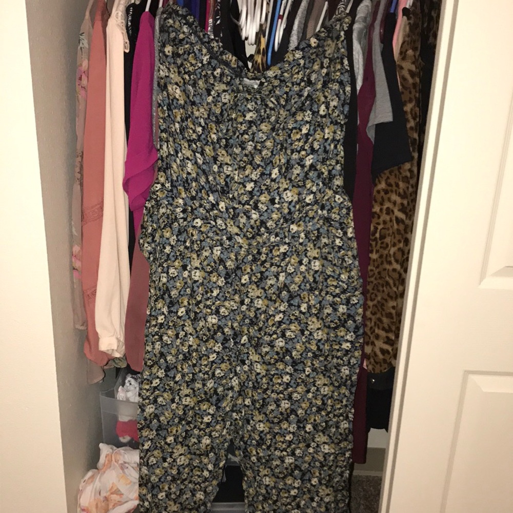 Floral tube top jumper